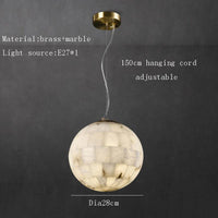 Suspension moderne avec marbre design