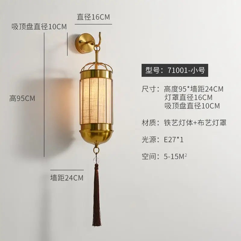 applique murale de luxe en lin pour éclairage intérieur élégant - vue 9 sur 8