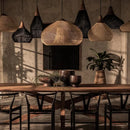 Suspension vintage d'Asie du Sud-Est Lampes en rotin de haute qualité Salon Restaurant Cuisine Luminaires Loft Luminaires