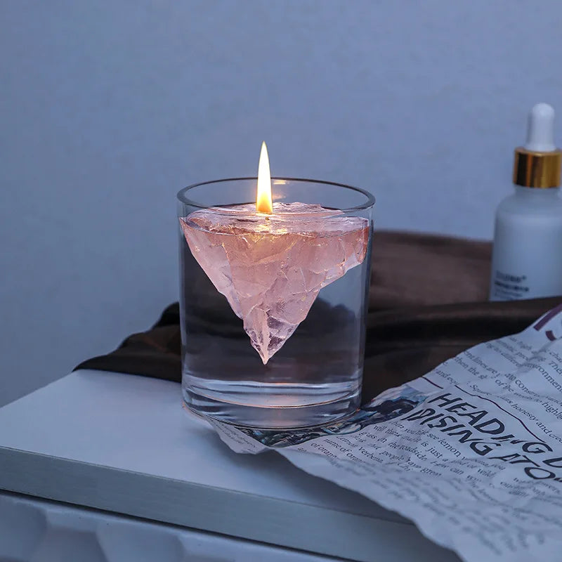 bougie parfumée flottante mont fuji pour aromathérapie et décoration - vue 9 sur 11