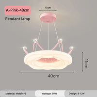 lustre romantique couronne pour chambre de petite fille