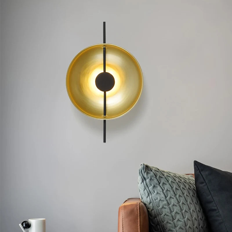applique murale led nordique post-moderne pour éclairage d'hôtel