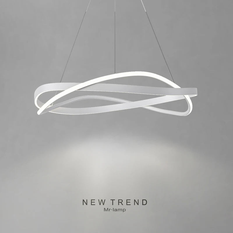 lustre led moderne minimaliste nordique pour bar restaurant