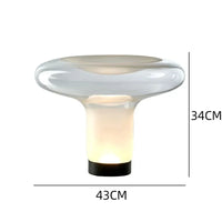 Italy Design Mushroom Table Lamps Glass Desk Light Close to Original for Bedroom Living Room