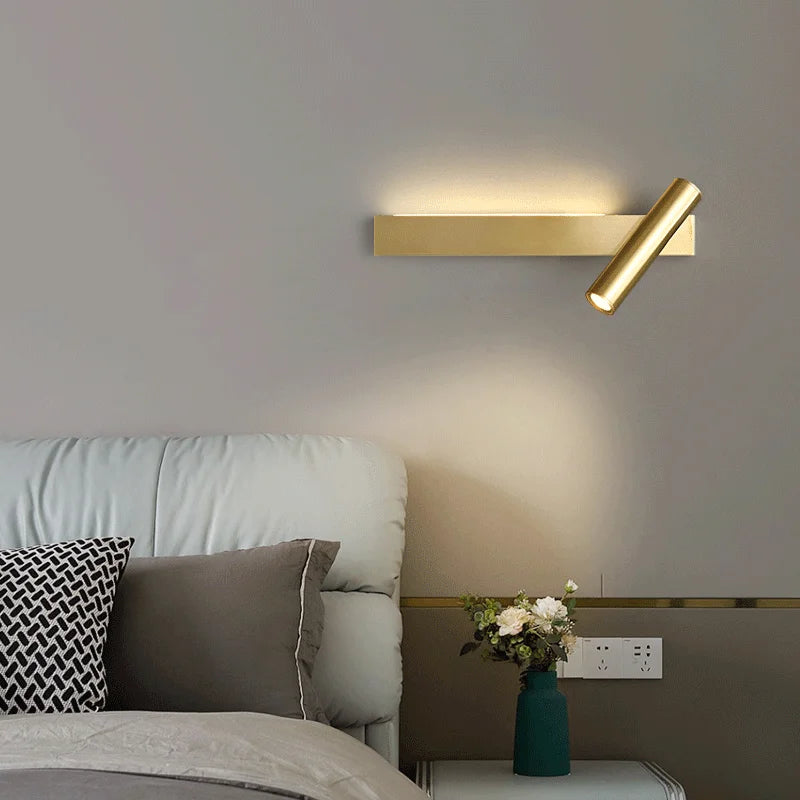 applique murale led de luxe simple style nordique créatif - vue 5 sur 14