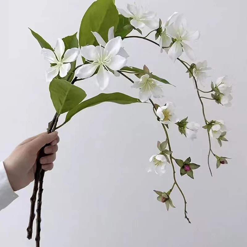 fleurs artificielles suspendues jasmin décoration mariage pour balcon - vue 2 sur 10