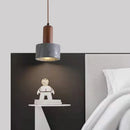 suspension moderne en marbre et bois pour bar