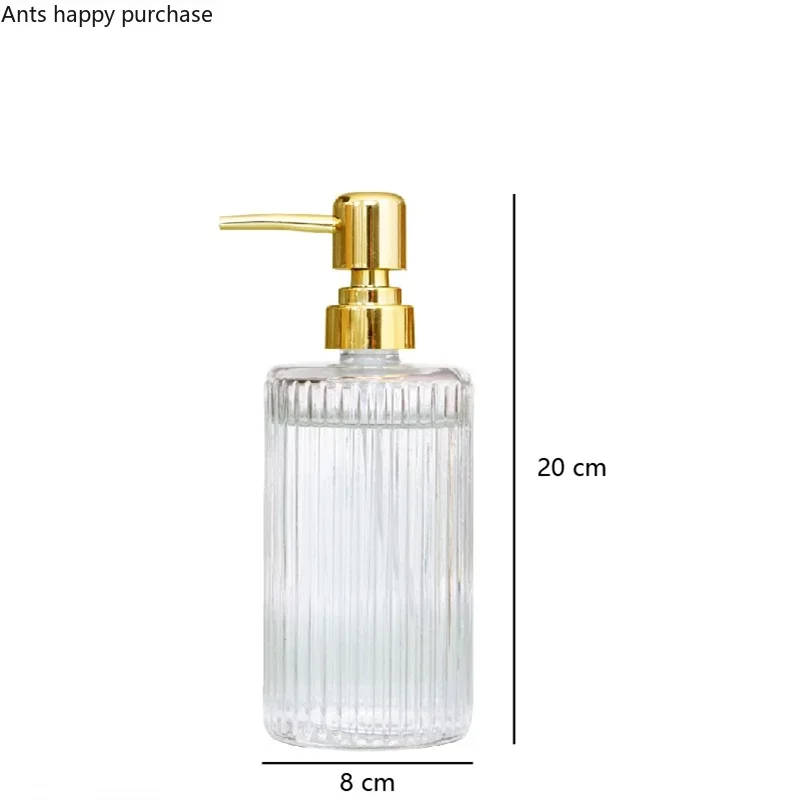 bouteille en verre pour lotion désinfectant et distributeur de savon - vue 11 sur 15