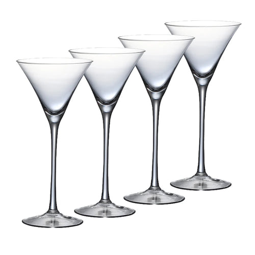 Ensemble 4 verres martini design classique 130ml