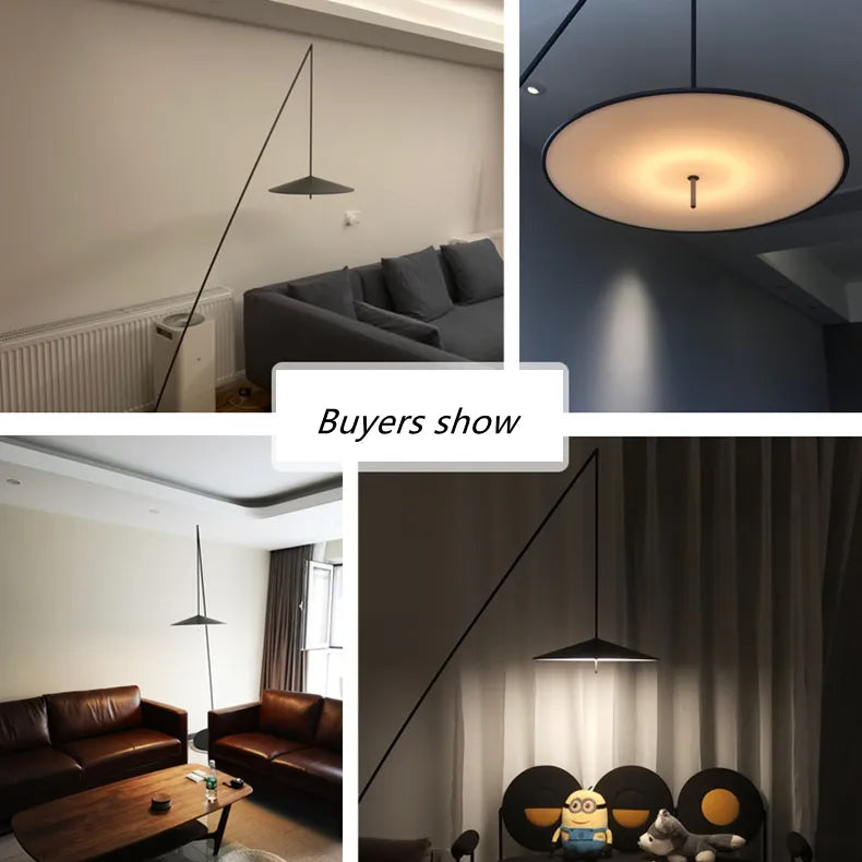 Nordic ins style designer tumbler LED floor lamp Living reading Room Showroom fisherman Indoor Lighting Corner Standing Light