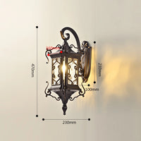 applique murale extérieure rétro pour éclairage de jardin et patio