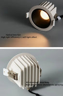2023 The latest waterproof down light high-end narrow side led toilet kitchen embedded anti-glare household no main light