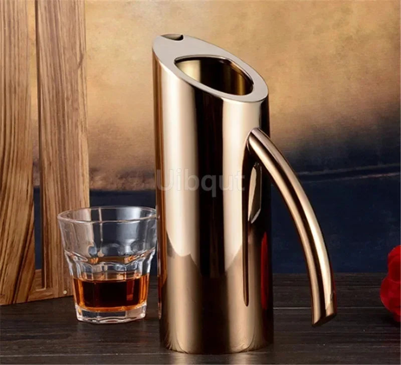 Carafe isotherme acier inox style moderne boissons - vue 6 sur 7