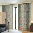 Rideau occultant moderne motif floral pour salon chambre