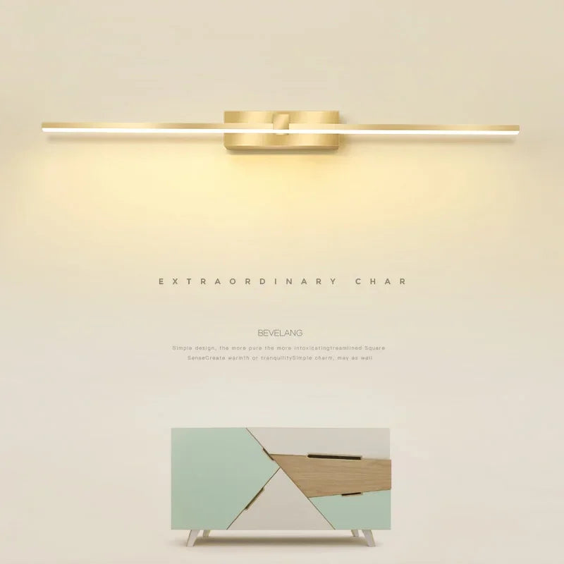 Applique murale led moderne pour salle de bain et miroir