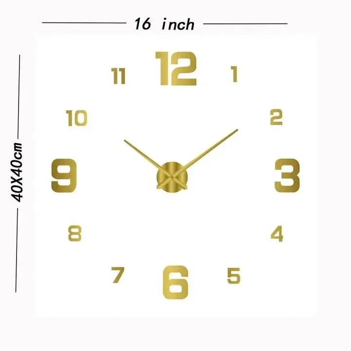 horloge murale rétro nordique silencieuse pour intérieur élégant - vue 15 sur 15