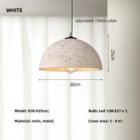 suspension Nordique Simple Style E27 Led lumières salle à manger rétro Loft lumière décor à la maison