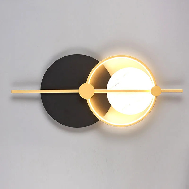 applique murale led nordique de luxe pour hôtel - vue 5 sur 9