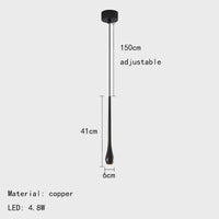 lampe led suspendue en laiton design moderne 3 intensités variables