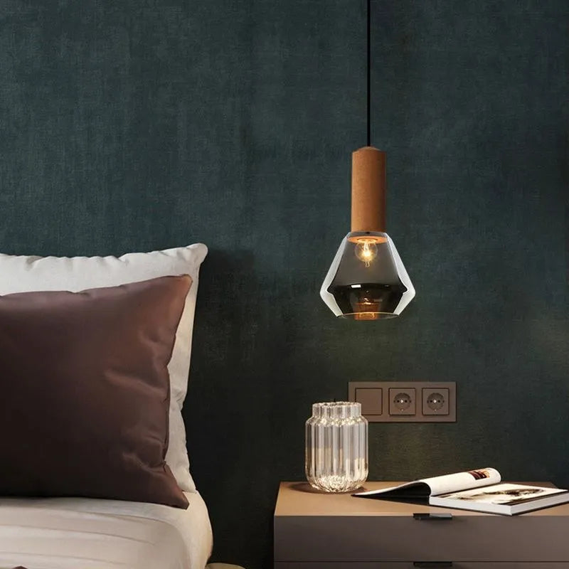 Suspension LED en cuivre au design nordique luxueux - vue 5 sur 10