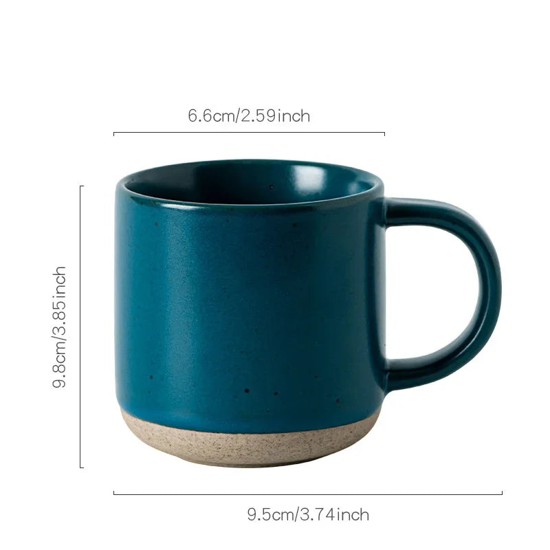 Mug café céramique moucheté style rétro 150ml