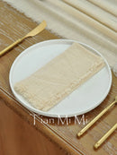 Chemin de table gaze coton rétro bohème mariage décoration