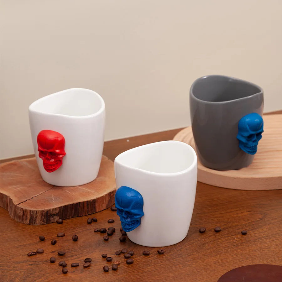Tasse céramique poignée escalade design créatif bureau - vue 4 sur 5