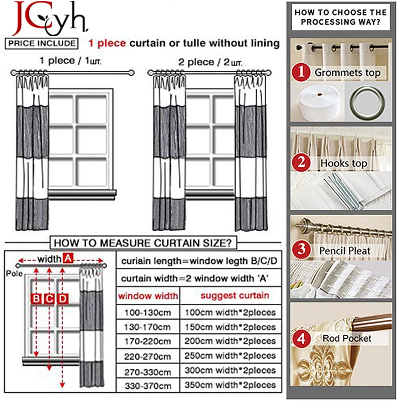 Voilage tulle degrade style moderne pour salon chambre - vue 7 sur 8