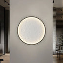 applique murale ronde moderne avec prise et fil rechargeable