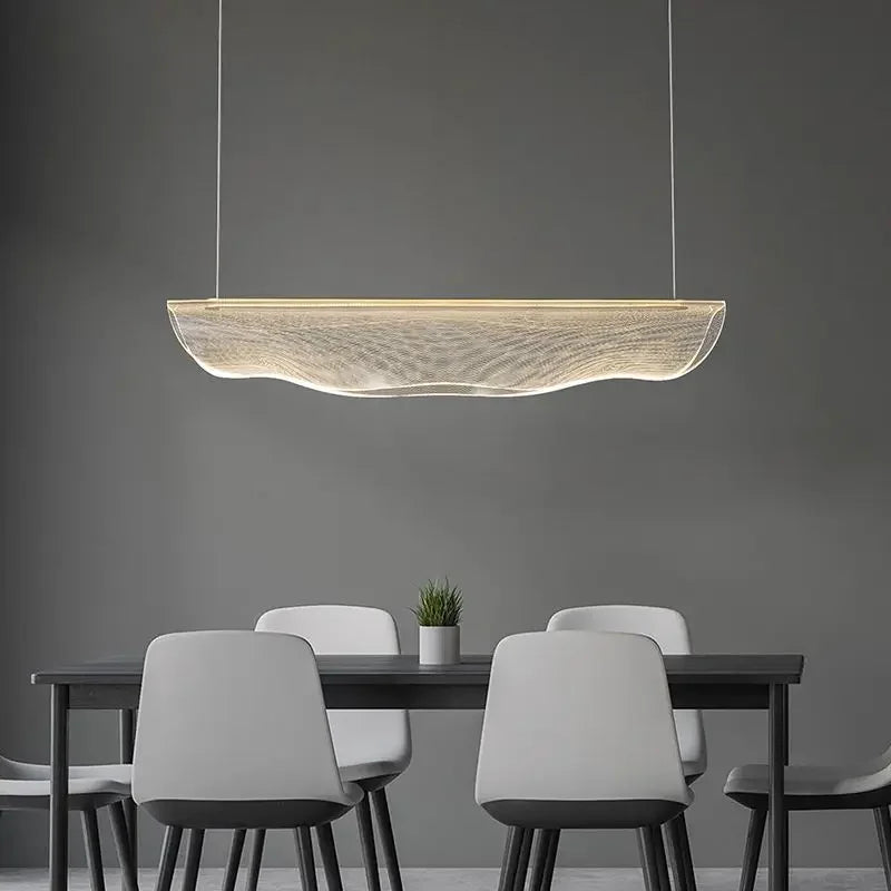 lustre led acrylique minimaliste moderne décoratif