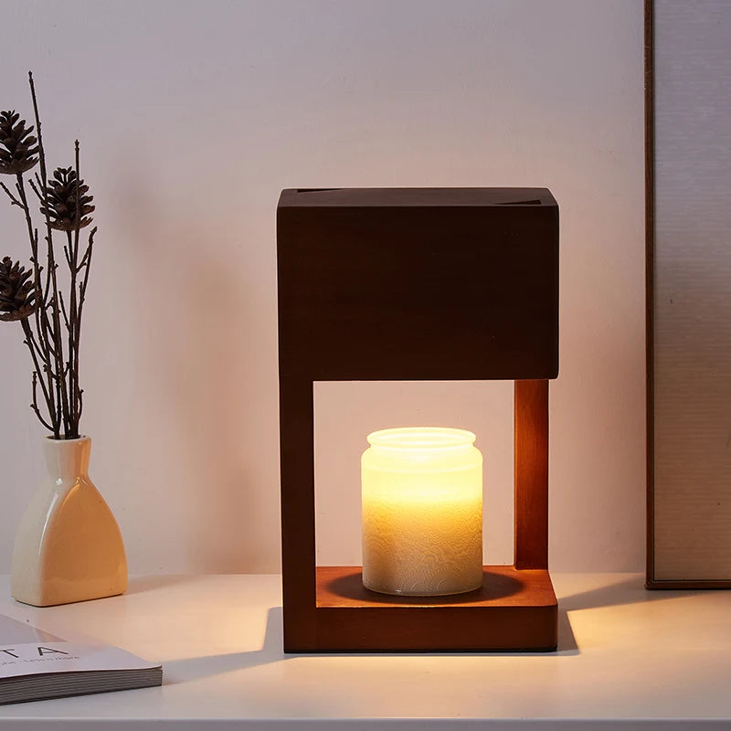 Chauffe-bougie électrique table fusion artisanat interrupteur minuterie - vue 5 sur 8