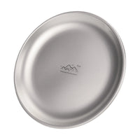 assiette camping titane ultralégère portable randonnée inoxydable