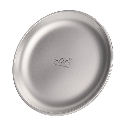 assiette camping titane ultralégère portable randonnée inoxydable
