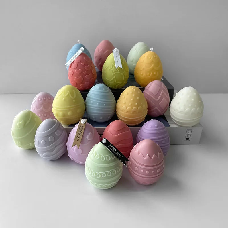 moule en silicone pour bougies œufs de pâques fait maison - vue 7 sur 21