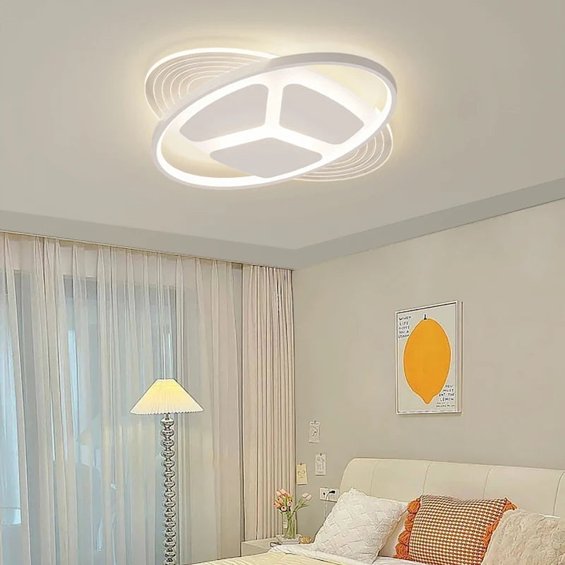 plafonnier led moderne minimaliste pour une atmosphère élégante - vue 5 sur 9