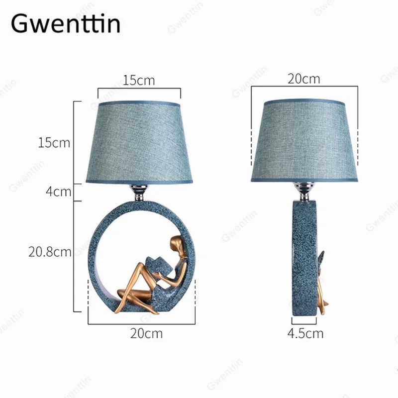 lampe de bureau nordique pour lecture et décoration intérieure - vue 6 sur 6