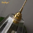 lampes suspendues modernes laiton verre rétro