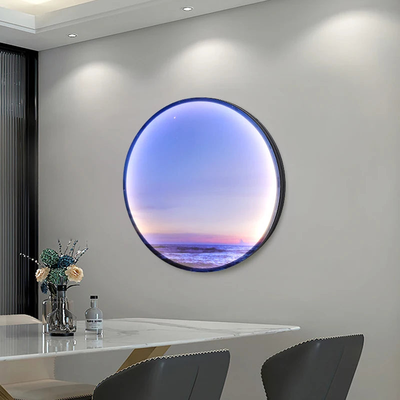 applique murale led circulaires décoration ciel étoilé cosmique