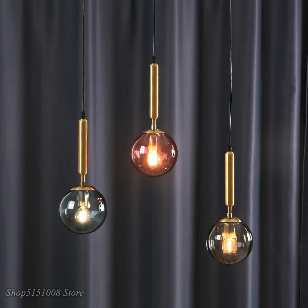suspension moderne en verre pour décoration intérieure élégante - vue 3 sur 24