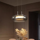 lampe led suspendue nordique en verre pour décoration intérieure cordon réglable