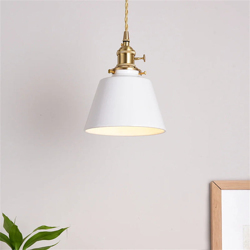 lampe led suspendue en céramique moderne pour loft