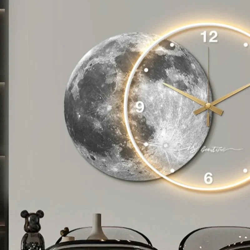 horloge murale design moderne pour décoration intérieure élégante - vue 5 sur 9