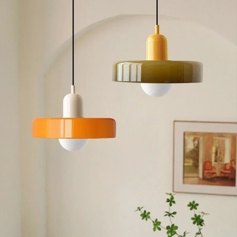 lampe suspendue nordique en verre bonbon pour intérieur décoratif - vue 2 sur 15