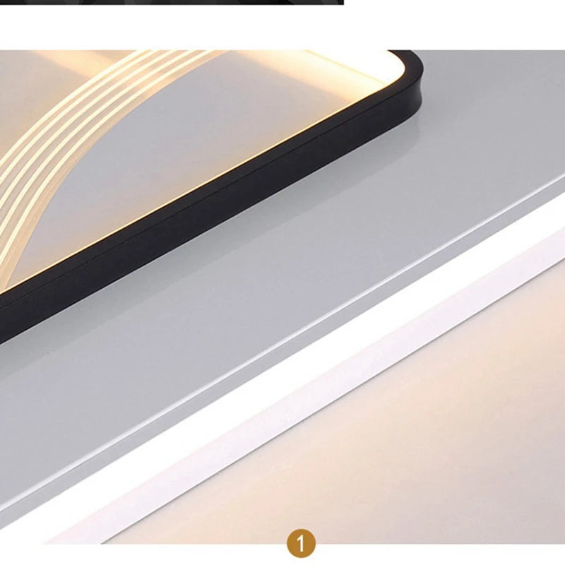 Plafonnier led design moderne intérieur - vue 5 sur 12