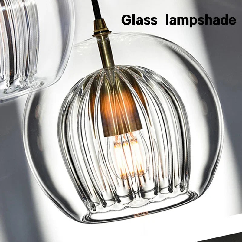 suspension en verre nordique moderne pour décoration intérieure - vue 7 sur 15