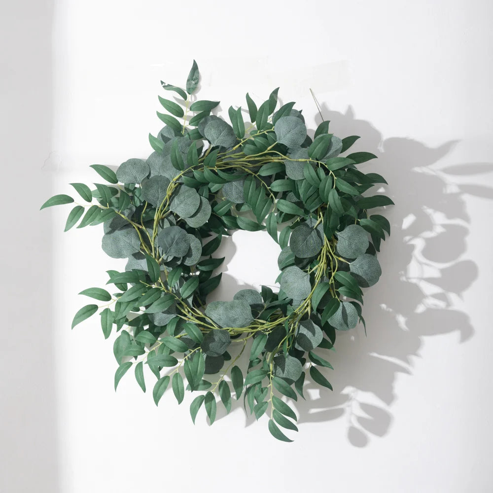 Plante artificielle eucalyptus vigne soie pour décoration intérieure et extérieure