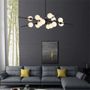 lustre design bauhaus sputnik en verre pour éclairage moderne
