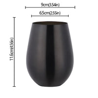 Verre inox titane 500ml style moderne bar