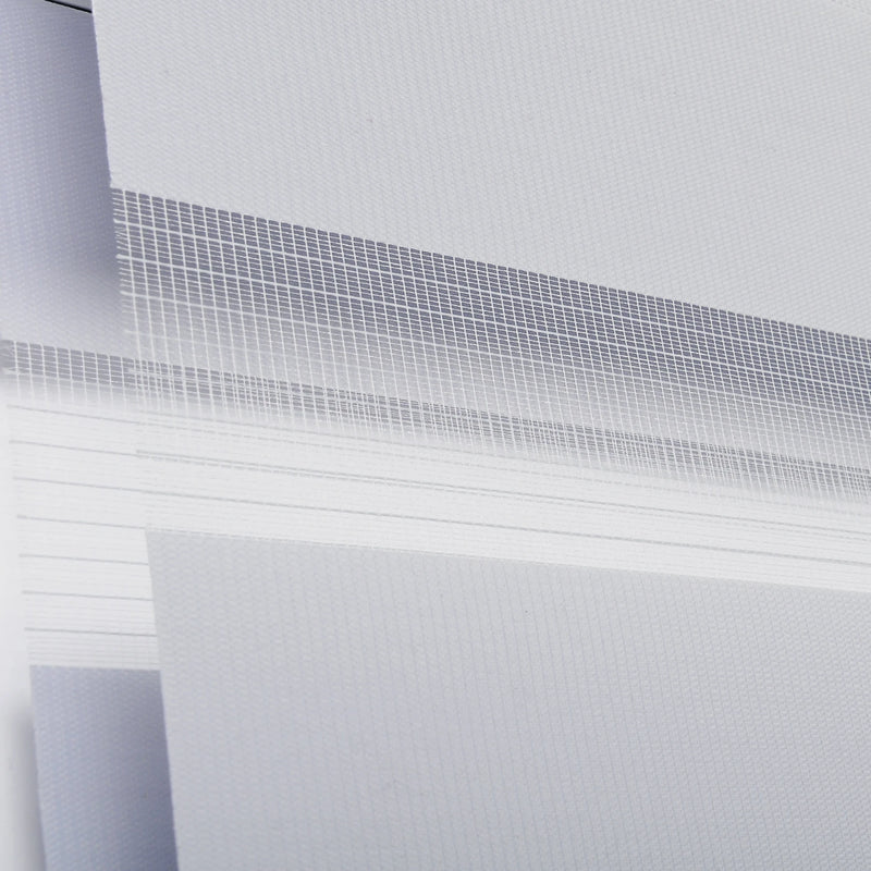 Store enrouleur occultant zébré sans perçage fenêtre porte