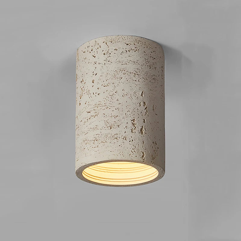 Wabi Sabi – spot lumineux Led en ciment rouge - vue 3 sur 16